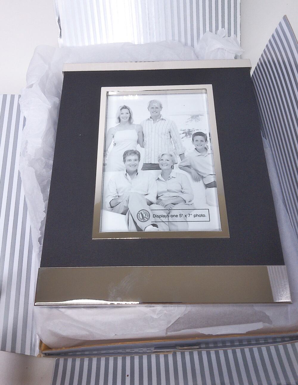 Vintage Things Remembered Black And Silver Frame 5x7 New in Box